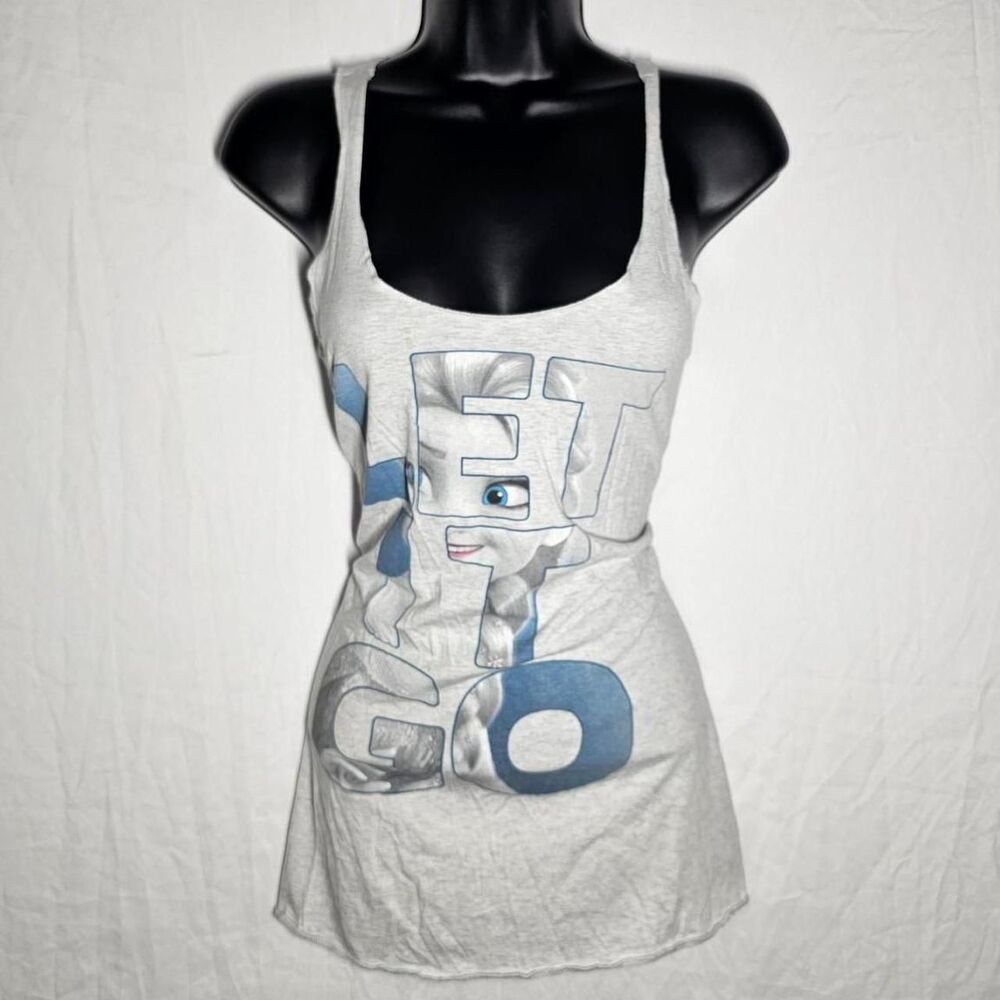let it go frozen disney racerback tank top
